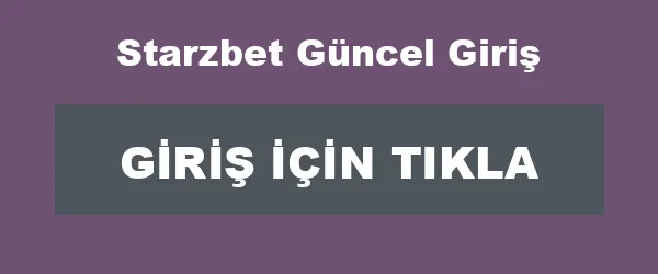 Starzbet Güncel Giriş infografik