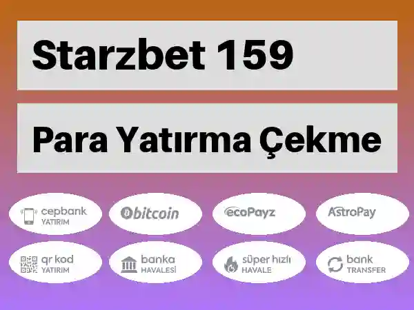 Starzbet Mobil Para yatırma ve çekme 159